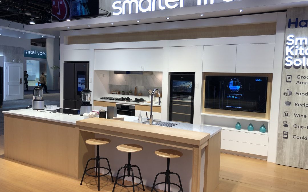 MCKB Design’s Haier Appliances Kitchen Displays at CES Las Vegas 2019